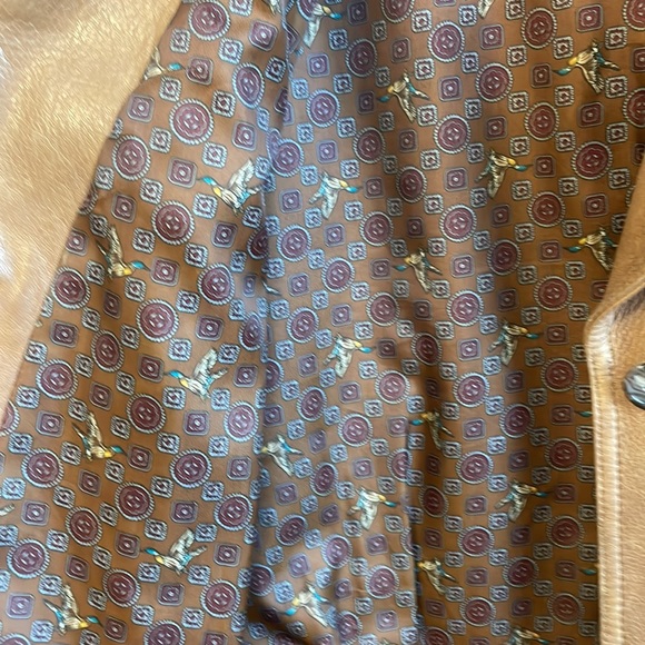 Heavy leather coat- fits like a medium - Picture 3 of 7